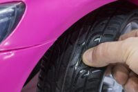 Elektroauto Mercedes S63 AMG 2 x 35W Lizenz ~ pink