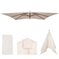 Ersatz-Bezug für Holz-Sonnenschirm Florida 2x3m creme