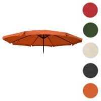 Ersatz-Bezug für Sonnenschirm Meran Pro mit Volant Ø5m terracotta