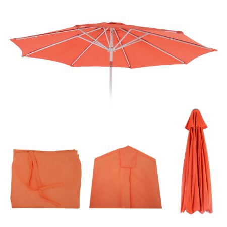Ersatz-Bezug für Sonnenschirm N18 Ø2.7m Stoff/Textil 5kg terracotta