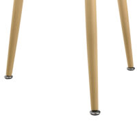 Esstisch Camille Ø80 cm Retro-Design schwarz