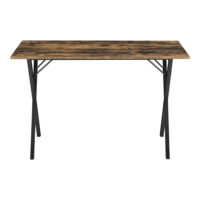 Esstisch Arboga 120x60x75cm für 4 Personen Dunkler Holzton
