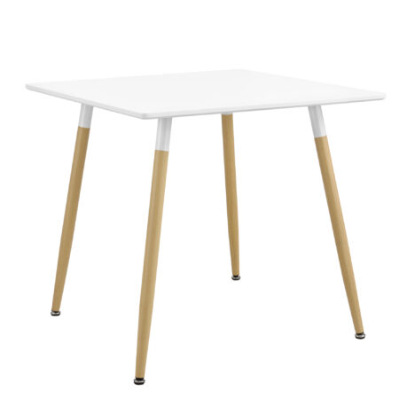 Esstisch Hessen 80x80x74 cm Weiss Matt