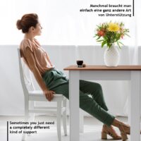 Esstisch Quadratisch 80x80cm Braun für 4 Personen MDF