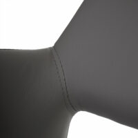 Esszimmerstuhl Altena Retro II ~ Kunstleder grau