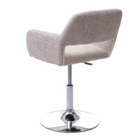 Esszimmerstuhl Altena Retro III Stoff/Textil creme/grau