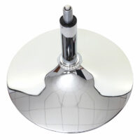 Esszimmerstuhl Altena Retro III Stoff/Textil creme/grau