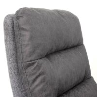 drehbar Stoff/Textil ~ hellgrau-grau