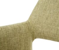 Esszimmerstuhl Lehnstuhl Retro 50`s Design ~ Stoff hellgrün