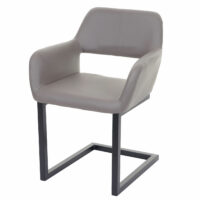 Esszimmerstuhl Lehnstuhl Retro 50`s Design ~ taupe
