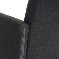 Esszimmerstuhl Orlando II Textil dunkelgrau