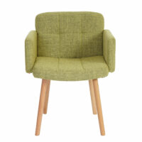 Esszimmerstuhl Orlando II Textil hellgrün