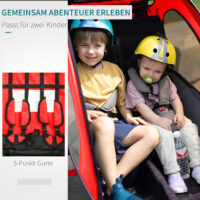 Fahrradanhänger Kinderanhänger für 2 Kinder Veloanhänger