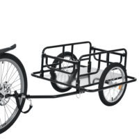 Fahrradanhänger Metallrahmen feste Bodenplatte 130x72x49cm