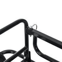 Fahrradanhänger Metallrahmen feste Bodenplatte 130x72x49cm
