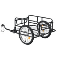Fahrradanhänger Metallrahmen feste Bodenplatte 130x72x49cm