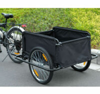 Fahrradanhänger Veloanhänger 140 x 88 x 60 cm mit Blache