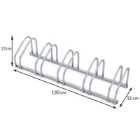 Fahrradständer Veloständer 5 Fahrräder