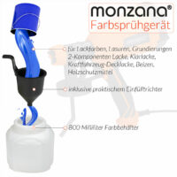 Farbsprühgerät Farbsprühpistole Farbspritzpistole ~ 500W