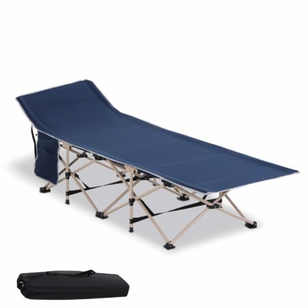 Feldbett Campingliege Klappbett faltbar 190x68x52cm