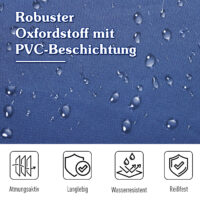 Feldbett Campingliege Klappbett faltbar 190x68x52cm