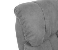 Fernsehsessel MCA Stoff/Textil 150kg - hellgrau naturbraun