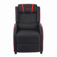 Fernsehsessel Racer Relaxsessel TV-Sessel Gaming-Sessel ~ schwarz/rot