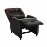 Fernsehsessel Racer Relaxsessel TV-Sessel Gaming-Sessel ~ schwarz/rot