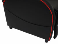 Fernsehsessel Racer Relaxsessel TV-Sessel Gaming-Sessel ~ schwarz/rot