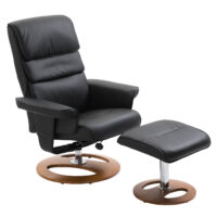 Fernsehsessel Relaxsessel 360° drehbar Schwarz