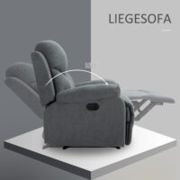 Fernsehsessel Relaxsessel Stoffbezug 97x96x105.5cm