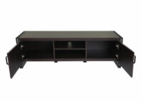 Fernsehtisch HWC Lowboard dunkelbraun 45x140x40cm