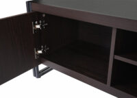 Fernsehtisch HWC Lowboard dunkelbraun 45x140x40cm