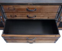 Fernsehtisch Lowboard Holz & Metall Kommode 55x139x41cm