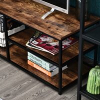 Fernsehtisch Lowboard Sitzbank Industrial Rustik 120x40x45cm