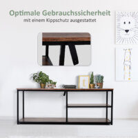 Fernsehtisch Lowboard Sitzbank Industrial Rustik 120x40x45cm