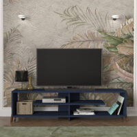 Fernsehtisch Perho 147.5x29.5x38.5cm Blau