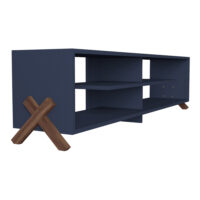 Fernsehtisch Perho 147.5x29.5x38.5cm Blau