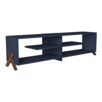 Fernsehtisch Perho 147.5x29.5x38.5cm Blau
