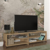 Fernsehtisch Perho 147.5x29.5x38.5cm Saphir-Eiche