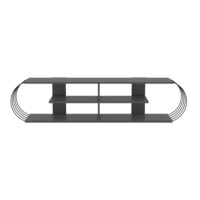 Fernsehtisch Robertsfors 180x31x42cm Anthrazit Schwarz