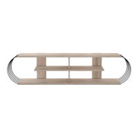 Fernsehtisch Robertsfors 180x31x42cm Eicheoptik Schwarz