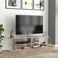 Fernsehtisch Robertsfors 180x31x42cm Eicheoptik Weiss