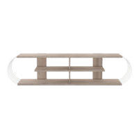 Fernsehtisch Robertsfors 180x31x42cm Eicheoptik Weiss