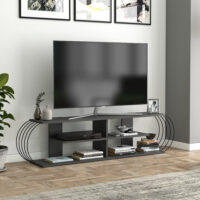 Fernsehtisch Robertsfors 172x31x42cm Anthrazit Schwarz