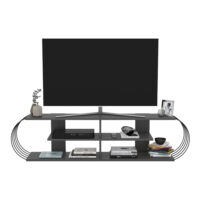 Fernsehtisch Robertsfors 172x31x42cm Anthrazit Schwarz