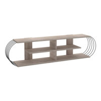Fernsehtisch Robertsfors 172x31x42cm Eicheoptik Schwarz