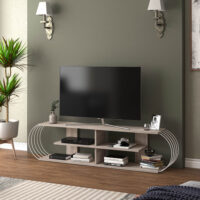 Fernsehtisch Robertsfors 172x31x42cm Eicheoptik Weiss