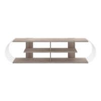 Fernsehtisch Robertsfors 172x31x42cm Eicheoptik Weiss