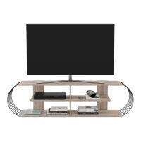Fernsehtisch Robertsfors 160x31x42cm Eicheoptik Schwarz